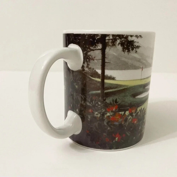 2003 The Approach D R Laird Print Collector Coffee Mug Tea Cup Golf - Picture 11 of 15